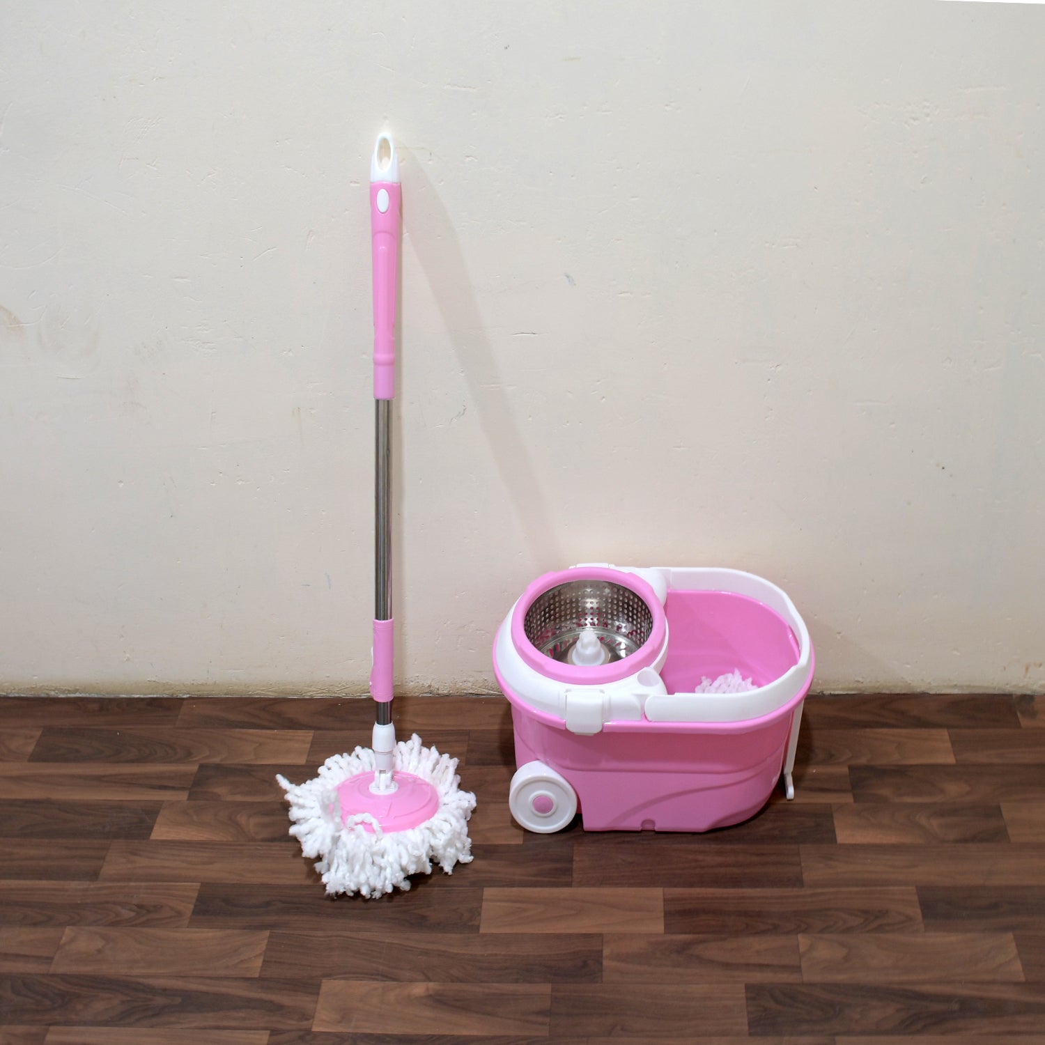 4105 Mop with Bucket For Floor Cleaning With Steel Spin /Mop for Floor Cleaning / Floor Cleaner Mop / Spin Mop / Magic Mop / Mop Stick / Spin Mop Set with Bucket/ Household Office Cleaning Tool Mop 4105 Mop with Bucket For Floor Cleaning With Steel Spin /Mop for Floor Cleaning / Floor Cleaner Mop / Spin Mop / Magic Mop / Mop Stick / Spin Mop Set with Bucket/ Household Office Cleaning Tool Mop